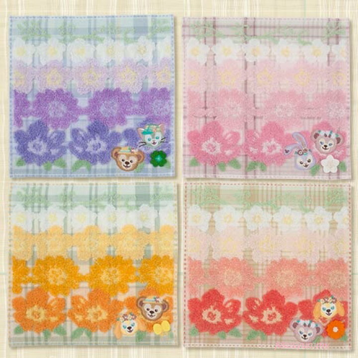 楽天市場 ダッフィー フレンズ ミニタオル 4枚セット タオル ハンカチ ハンドタオル ダッフィー フレンズのスプリング イン ブルーム 21 春 東京ディズニーシー限定 お土産 Disney ｊｅｓｕｓ ｙｕｍｍｙ