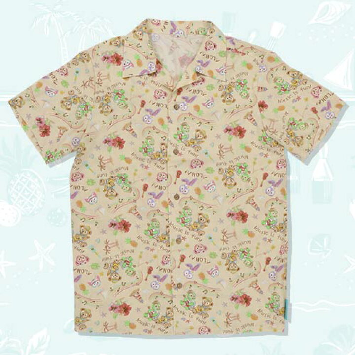 楽天市場 ダッフィー フレンズのサニーファン アロハシャツ S M L 21 サマー Duffy Friends 東京ディズニーシー限定 ディズニーリゾート Disney ｊｅｓｕｓ ｙｕｍｍｙ