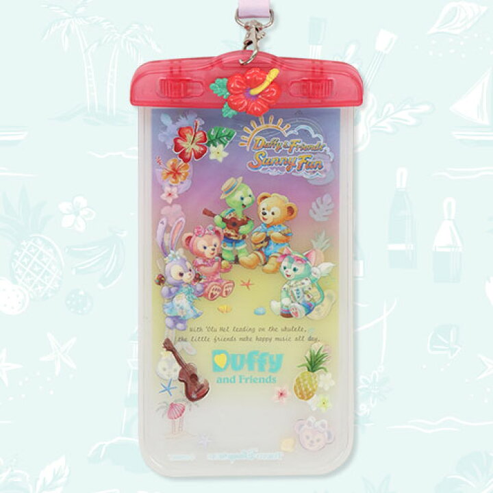楽天市場 ダッフィー フレンズのサニーファン スマートフォンケース ストラップ付き ネックストラップ 21 サマー Duffy Friends 東京 ディズニーシー限定 ディズニーリゾート Disney ネコポス対応 ｊｅｓｕｓ ｙｕｍｍｙ