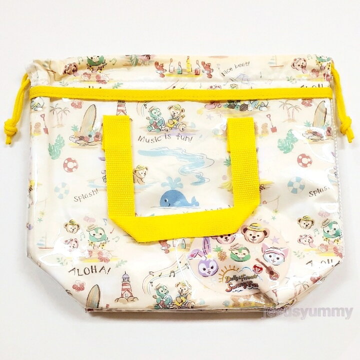 楽天市場 ダッフィー フレンズのサニーファン スーベニアランチケース ランチバッグ 巾着風 21 サマー Duffy Friends 東京 ディズニーシー限定 ディズニーリゾート Disney ｊｅｓｕｓ ｙｕｍｍｙ