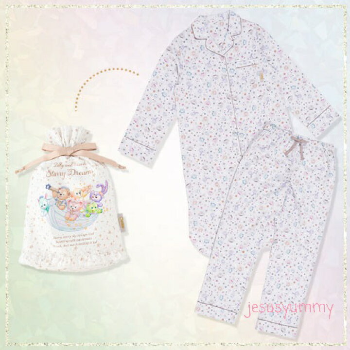 楽天市場 ダッフィー フレンズのスターリードリームス パジャマワンピース セット ルームウェア 巾着 21 東京ディズニーシー 周年 限定 ディズニーリゾート お土産 Disney jesus yummy 楽天市場 ダッフィー フレンズのスターリードリームス パジャマワンピース セット ルームウェア 巾着 21 東京ディズニーシー 周年 限定 ディズニーリゾート お土産 Disney jesus yummy
