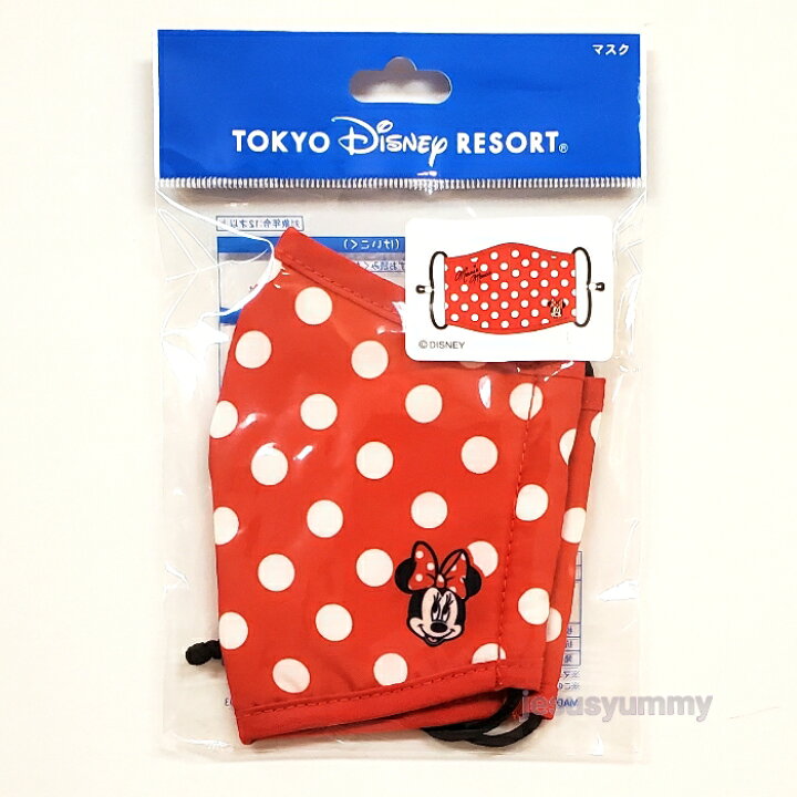 楽天市場 ディズニー マスク ミニー 赤 ドット柄 東京ディズニーランド 東京ディズニーシー 東京ディズニーリゾート お土産 布マスク Disney ネコポス対応 ｊｅｓｕｓ ｙｕｍｍｙ