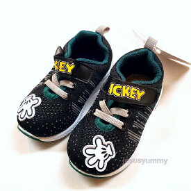 【SALE】ディズニー　ミッキー　ベビー　靴　スニーカー　ミッキーマウス　14cm　ブラック　東京ディズニーリゾート　お土産　【DISNEY】