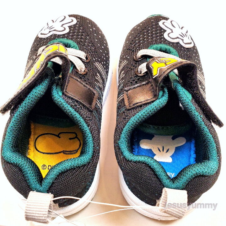 楽天市場 ディズニー ミッキー ベビー 靴 スニーカー ミッキーマウス 14cm ブラック 東京ディズニーリゾート お土産 Disney ｊｅｓｕｓ ｙｕｍｍｙ