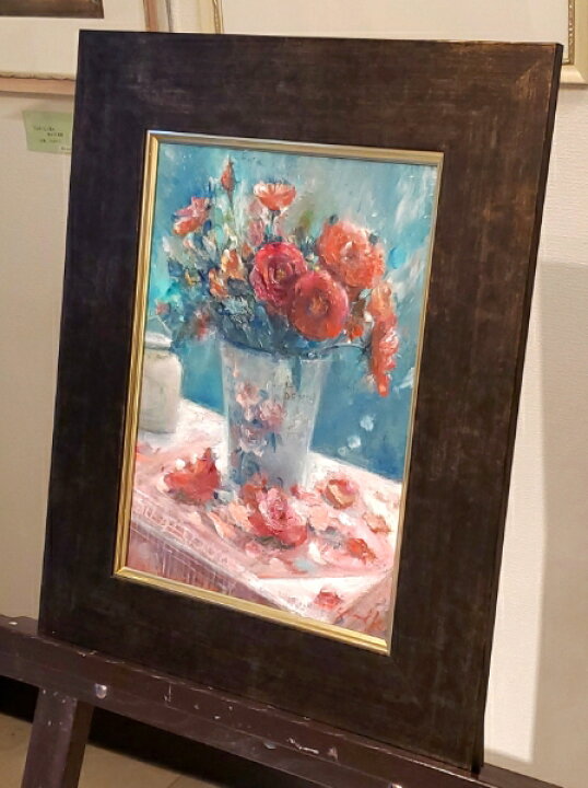 楽天市場】絵画 「When I Fall in Love」 油彩画 油絵 原画 静物画 