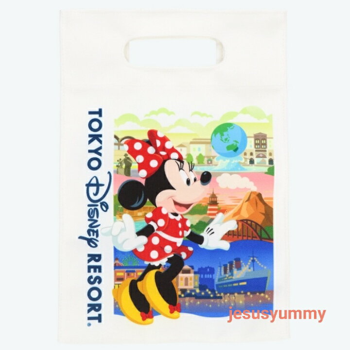 楽天市場 東京ディズニーリゾート 限定 ミッキー ミニー トートバッグ Sサイズ お買い物袋 デザイン お土産 Disney ネコポス対応 ｊｅｓｕｓ ｙｕｍｍｙ