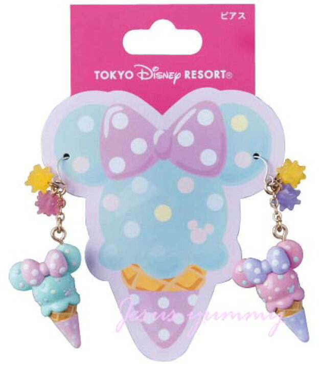 楽天市場 東京ディズニーリゾート限定 ピアス ミッキー ミニー アイス ピンク アイスクリーム 東京ディズニーリゾート Disney ｸﾛﾈｺdm便対応 ｊｅｓｕｓ ｙｕｍｍｙ