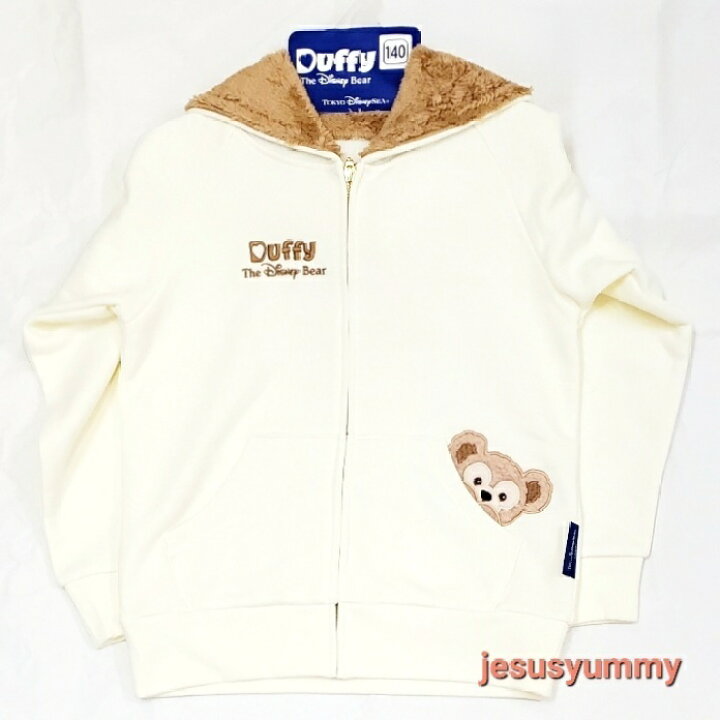 楽天市場 ダッフィー パーカー ホワイト キッズ 140 子供服 ギフト 東京ディズニーシー 限定 お土産 Disney ｊｅｓｕｓ ｙｕｍｍｙ