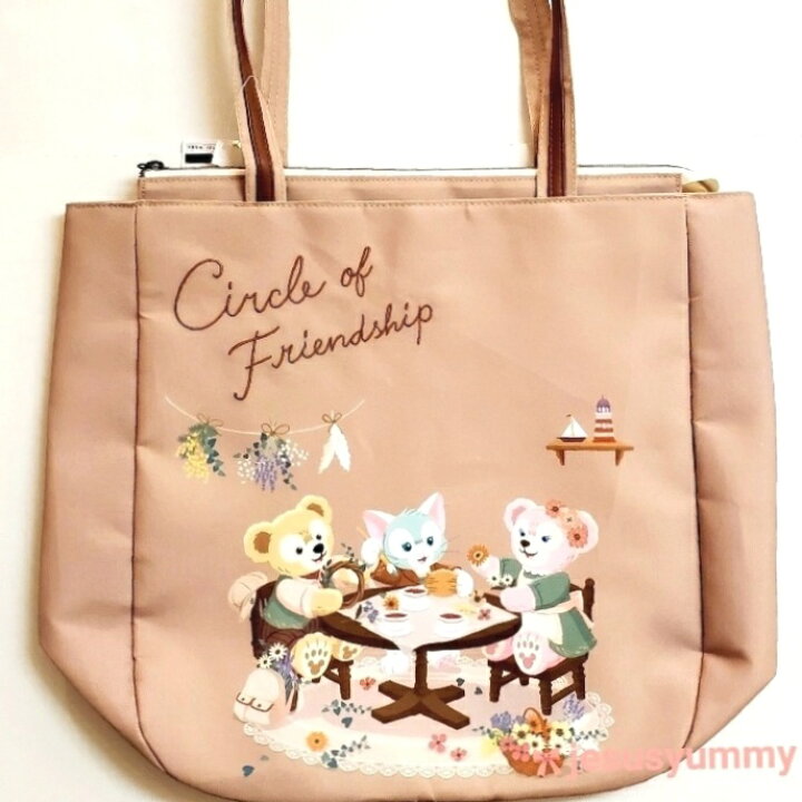 楽天市場 トートバッグ ダッフィー フレンズのサークル オブ フレンドシップ シェリーメイ ジェラトーニ 東京ディズニーシー限定 お土産 Disney ｊｅｓｕｓ ｙｕｍｍｙ