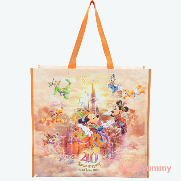 楽天市場】ショッピングバッグ Mサイズ 東京ディズニーリゾート 40周年  
