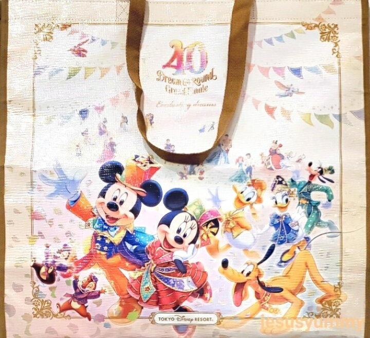 楽天市場】ショッピングバッグ Mサイズ 東京ディズニーリゾート 40周年 