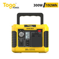 【マラソン期間★20％OFF】ポータブル電源 大容量 192Wh/60000mAh 高出力 AC300W 純正弦波 50Hz/60Hz兼用…