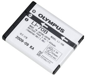 【メール便送料無料】OLYMPUS オリンパス リチウムイオン充電池 FE-4020用 LI-70B　純正品　デジタルカメラ用　バッテリー　電池 カメラ用 ※外箱なし