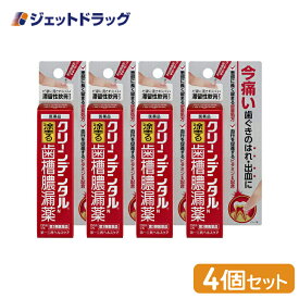 【第3類医薬品】クリーンデンタルN 塗る歯槽膿漏薬 8g ×4個 (617460)