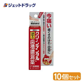 【第3類医薬品】クリーンデンタルN 塗る歯槽膿漏薬 8g ×10個