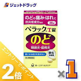 ≪1日はジェットの日！全商品P2倍！≫【第3類医薬品】ペラックT錠 36錠