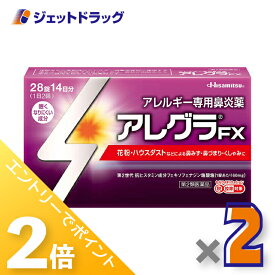 ≪20日はジェットの日！全商品P2倍！≫【第2類医薬品】アレグラFX 28錠 ×2個 ※セルフメディケーション税制対象