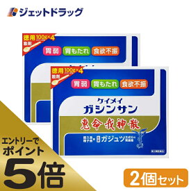 ≪マラソン期間エントリーで当店全商品P5倍！25日限定先着クーポン有≫【第2類医薬品】恵命我神散 100g 4袋入 ×2個 (058012)