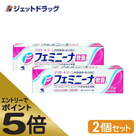 ≪マラソン期間エントリーで当店全商品P5倍！25日限定先着クーポン有≫【第2類医薬品】フェミニーナ軟膏S 30g ×2個 ※セルフメディケーション税制対象商品 (007921)