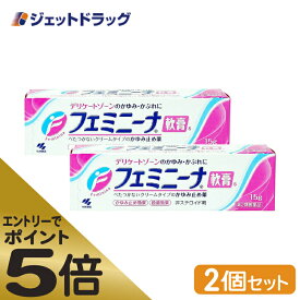 ≪マラソン期間中はキャンペーンエントリーで全商品P5倍！25日限定先着クーポン有≫【第2類医薬品】フェミニーナ軟膏S 15g ×2個 ※セルフメディケーション税制対象