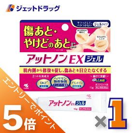 ≪マラソン期間中はキャンペーンエントリーで全商品P5倍！10日限定先着クーポン有≫【第2類医薬品】アットノンEX ジェル 15g