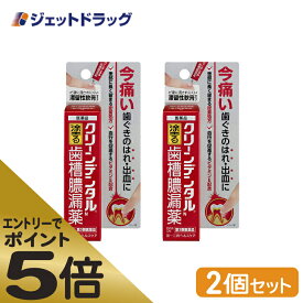 ≪スーパーSALE期間中エントリーで全商品P5倍！5日＆10日は限定クーポン有≫【第3類医薬品】クリーンデンタルN 塗る歯槽膿漏薬 8g ×2個