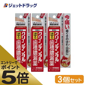 ≪スーパーSALE期間中エントリーで全商品P5倍！5日＆10日は限定クーポン有≫【第3類医薬品】クリーンデンタルN 塗る歯槽膿漏薬 16g ×3個