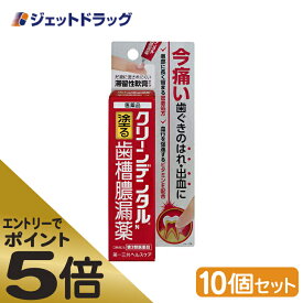 ≪スーパーSALE期間中エントリーで全商品P5倍！5日＆10日は限定クーポン有≫【第3類医薬品】クリーンデンタルN 塗る歯槽膿漏薬 16g ×10個