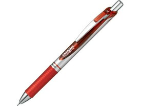 ぺんてる ノック式 エナージェル 0.4mm 赤 BLN74-B 赤インク 水性ゲルインクボールペン ノック式