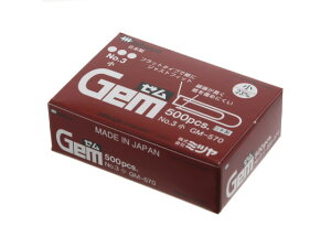 ミツヤ ゼムクリップ 小 紙箱入 500本 GM-570 ゼムクリップ クリップ