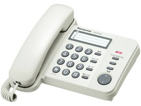 パナソニック デザインテレホン ホワイト 親機 電話機 FAX スマートフォン 携帯電話 家電