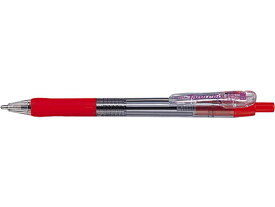 ゼブラ タプリクリップ 1.6 ボールペン 赤 BNU5-R 赤インク 油性ボールペン ノック式