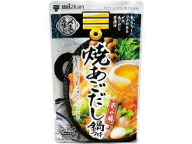 ミツカン 〆まで美味しい焼あごだし鍋つゆ ストレート 750g 鍋の素 料理の素 加工食品