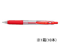 ゼブラ サラサクリップ0.7 赤 10本 JJB15-R 赤インク 水性ゲルインク