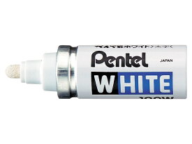 ペンテル ホワイト 太字 白 X100-WD 白 油性ペン