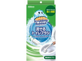 ジョンソン 流せるトイレブラシ 本体+替ブラシ4個 フローラルソープ トイレ掃除 クリーナー 清掃 掃除 洗剤