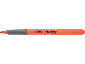 BIC マーキングハイライターグリップ オレンジ BRIGRIP12ORG 橙 オレンジ系 使いきりタイプ 蛍光ペン
