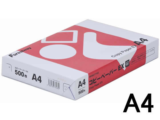 税込1万円以上で送料無料 Forestway 新品 ショッピング 高白色コピー用紙EX A4 500枚