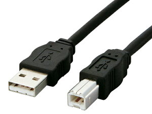 �y�����񂹁z�G���R�� ���Ή�USB�P�[�u�� 3m �u���b�N USB2-ECO30 USB�P�[�u�� A to B �P�[�u�� �d���^�b�v �z���p�[�c �Ɠd