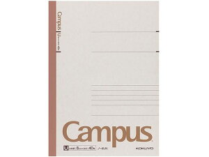 コクヨ キャンパスノートセミB5 太横罫U罫8mm 40枚 ノ-4UN 8mm 10mm 幅罫線入 セミB5ノート