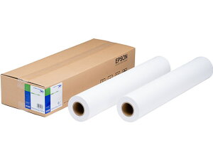 【お取り寄せ】エプソン 普通紙ロール(厚手)約420mm(A2サイズ)幅×50m 2本 ロール コピー用紙