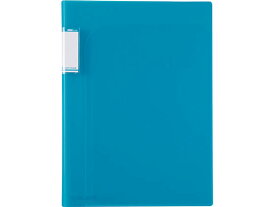 セキセイ アクティフV ポケットフォルダー 2ポケット A4タテ ブルー A4 クリアーホルダー型ポケットファイル クリヤーファイル