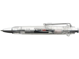 トンボ鉛筆 ノック式加圧ボールペンエアプレス 透明 BC-AP20 黒インク 油性ボールペン ノック式