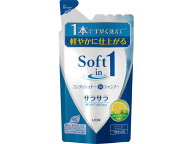 ライオン ソフトインワンシャンプー サラサラ つめかえ用 380mL ライオン LION 製品 シャンプー リンス …