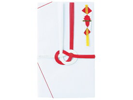 斜折金封 赤白 中袋なし 5枚入 110-5 祝儀袋 冠婚葬祭 式典