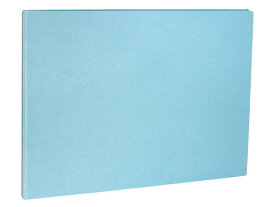 セキセイ のび~るファイル A4ヨコ 青 AE-51-10 背幅可変式 A4 フラットファイル 紙製 レターファイル