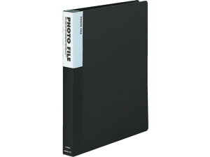 コクヨ フォトファイルA4 台紙なしタイプ(標準セットのみ) 30穴 黒 アルバム スクラップブック ファイル