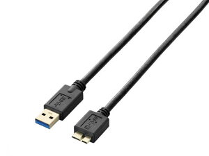 �y�����񂹁z�G���R�� USB3.0�P�[�u��(A-microB) 2m �u���b�N USB3-AMB20BK USB�P�[�u�� A to microB �P�[�u�� �d���^�b�v �z���p�[�c �Ɠd