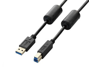 y񂹁zGR tFCgRAtUSB3.0P[u(A-B)1m ubN USB3-BF10BK USBP[u A to B P[u d^bv zp[c Ɠd