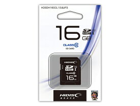 HIDISC SDHCカードUHS-1CLASS10 16GB HDSDH16GCL10UIJP3 SDカード SDHCカード 記録メディア テープ